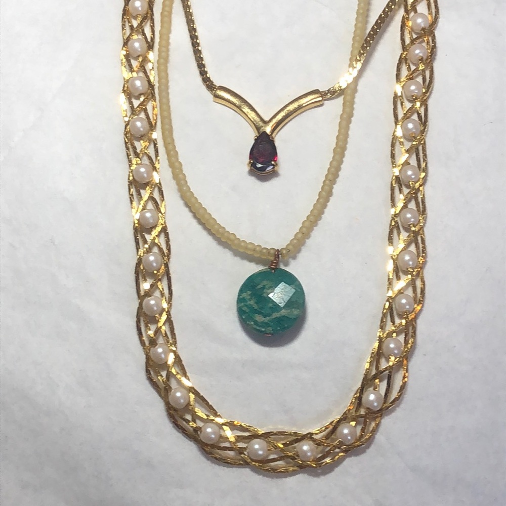 Set of 3 Costume Necklaces